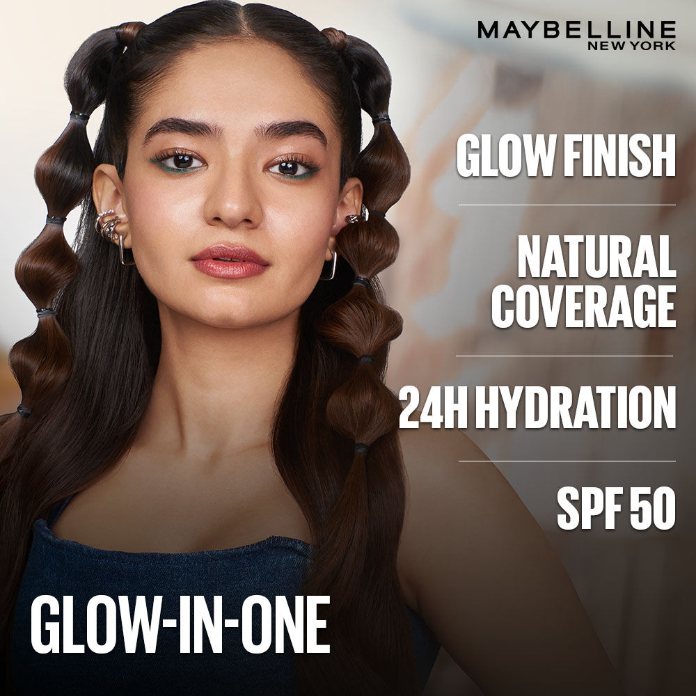 Fit Me Glow BB Skin Tint, SPF 50, Niacinamide, Normal to Dry Skin