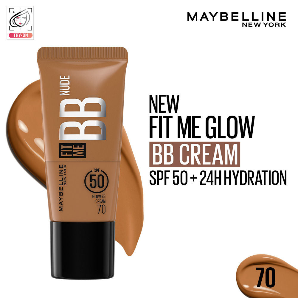 Fit Me Glow BB Skin Tint, SPF 50, Niacinamide, Normal to Dry Skin - 70