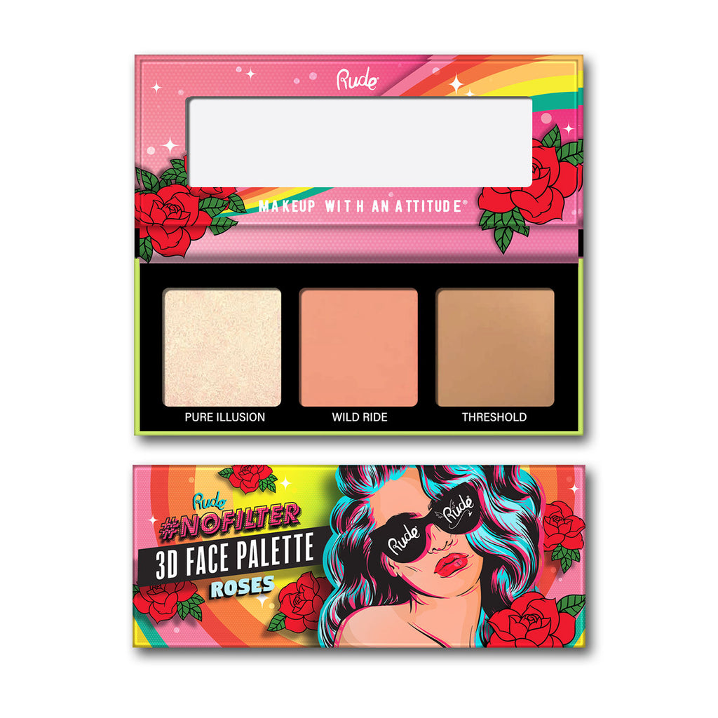 Nofilter 3d Face Palette - Roses