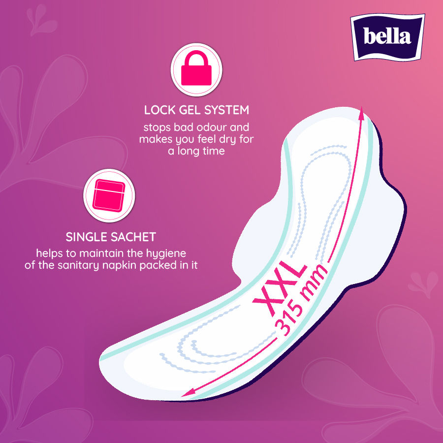 Ultra Thin Night Drai Sanitary Pads, Breathable & Suitable for Very Heavy Flow (14Pcs)