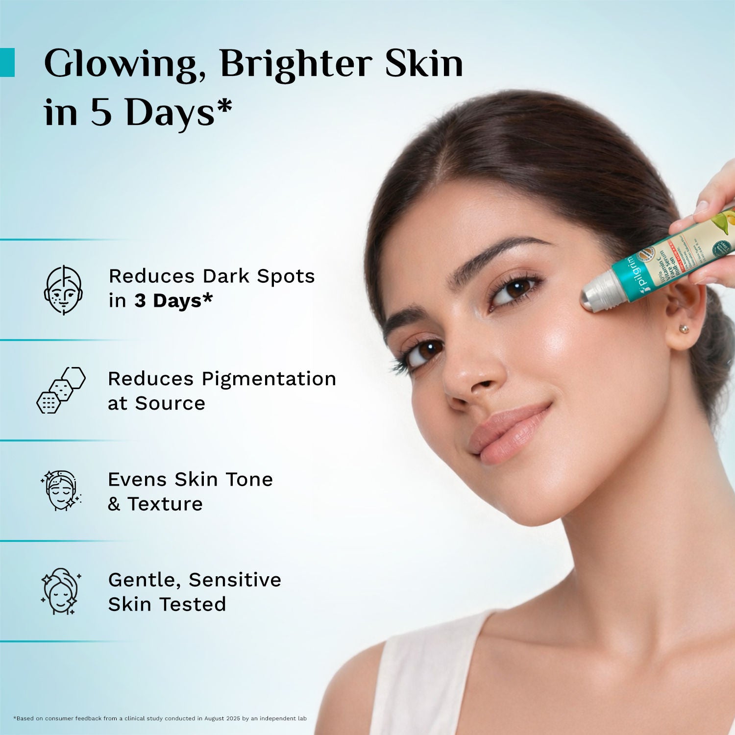 10%Vitamin C Serum Roll-On Triple Glow+++ 5%