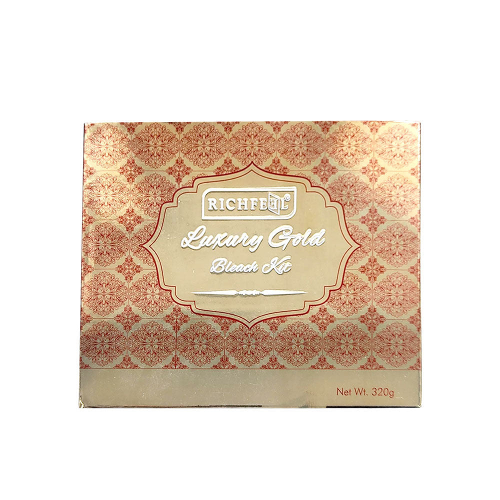Luxury Gold Bleach for Radiant, Glowing Skin , Brightens Complexion & Enhances Glow