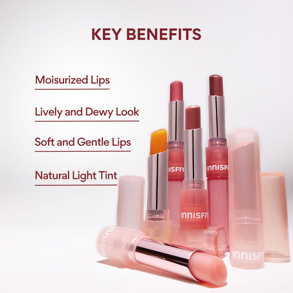 Dewy Tint Lip Balm Baby Pink - Hydrating & Glossy Finish With Hyaluronic Acid