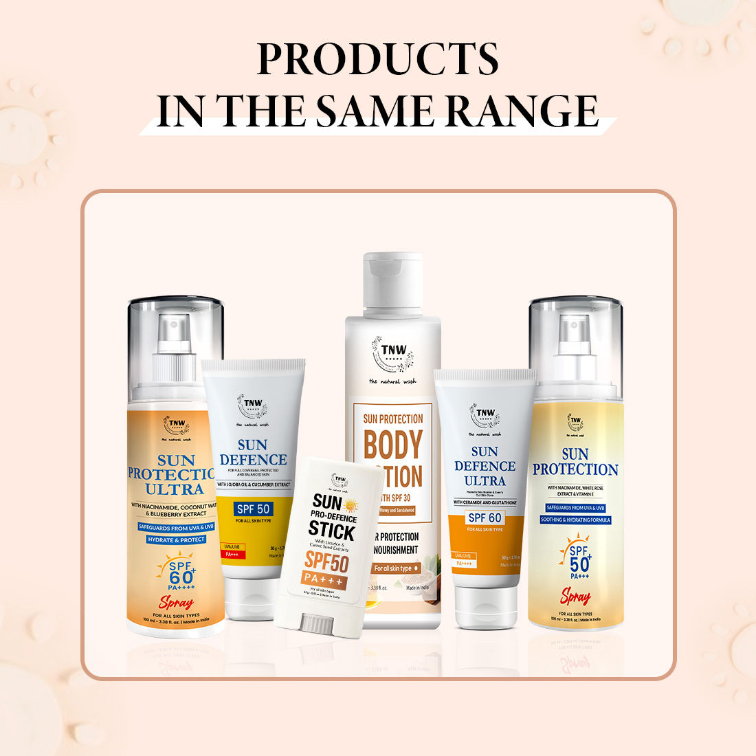 Sun Defence Sunscreen SPF 60 UVA UVB PA++++ Sunblock Suncream