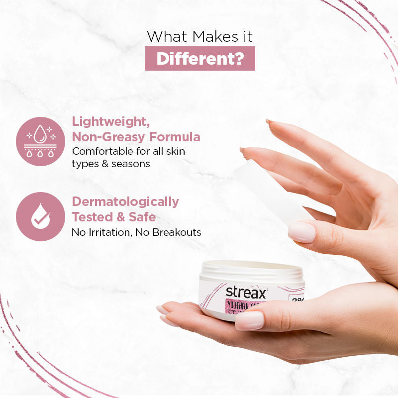 Youthful Shine Serum Infused Face Cream Gel