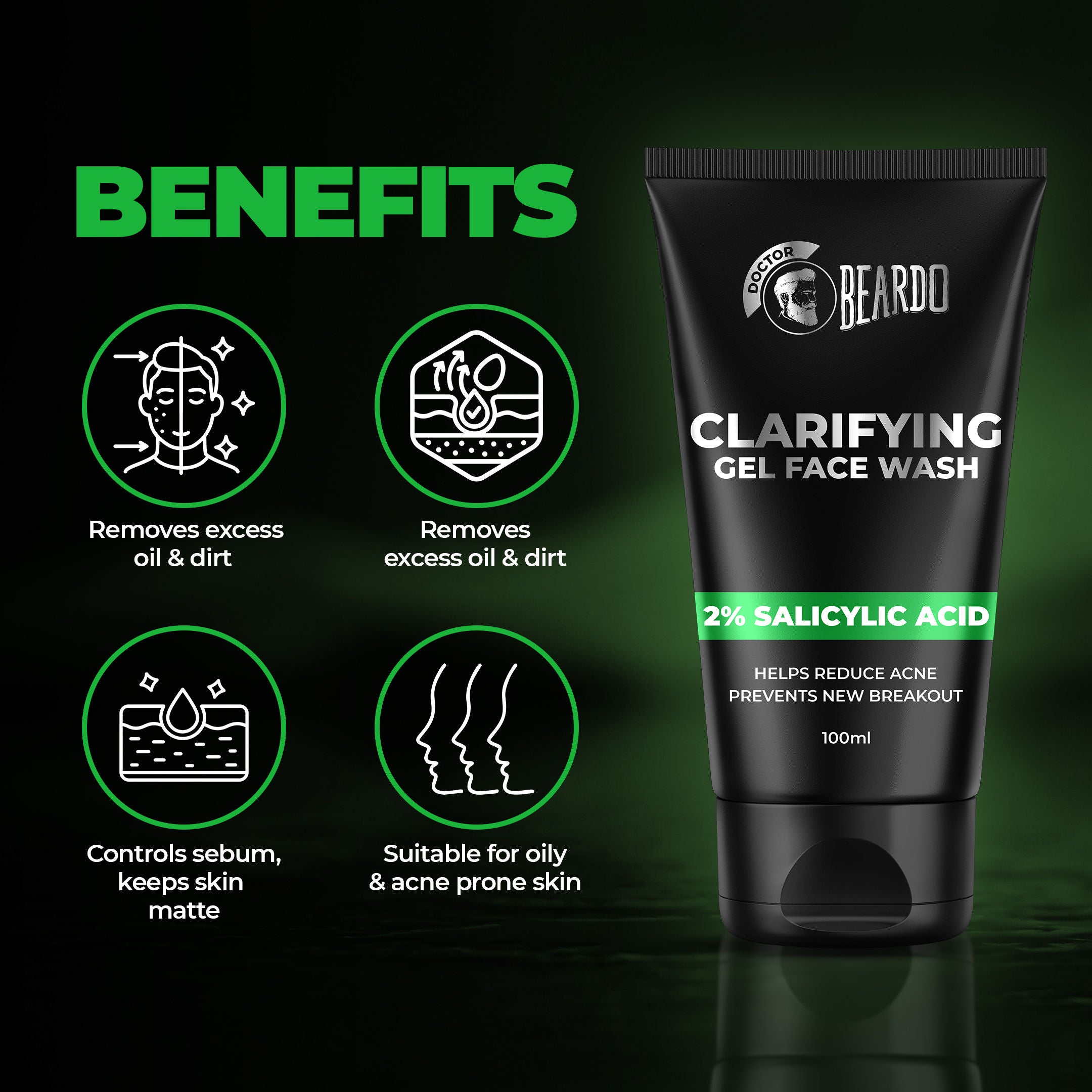 Clarifying Gel Face Wash For Men