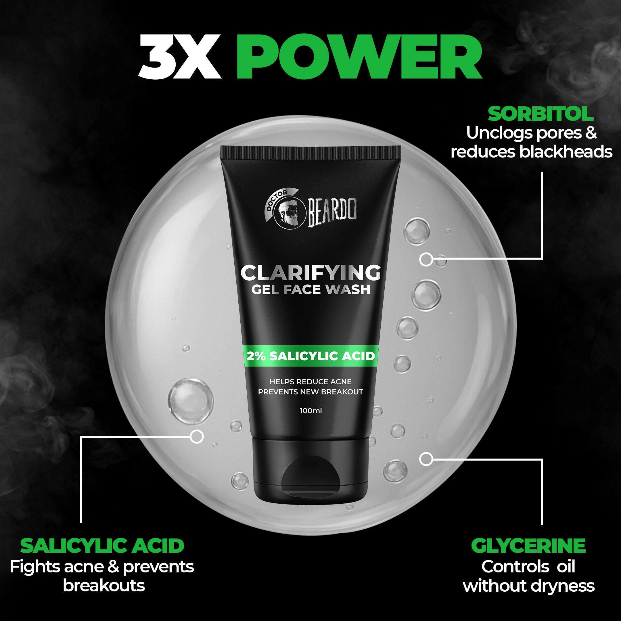 Clarifying Gel Face Wash For Men