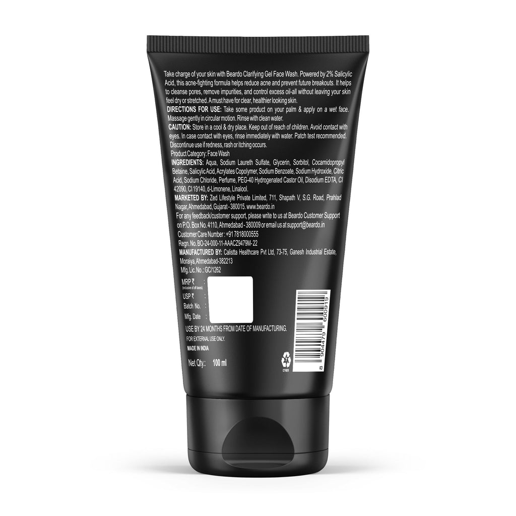 Clarifying Gel Face Wash For Men