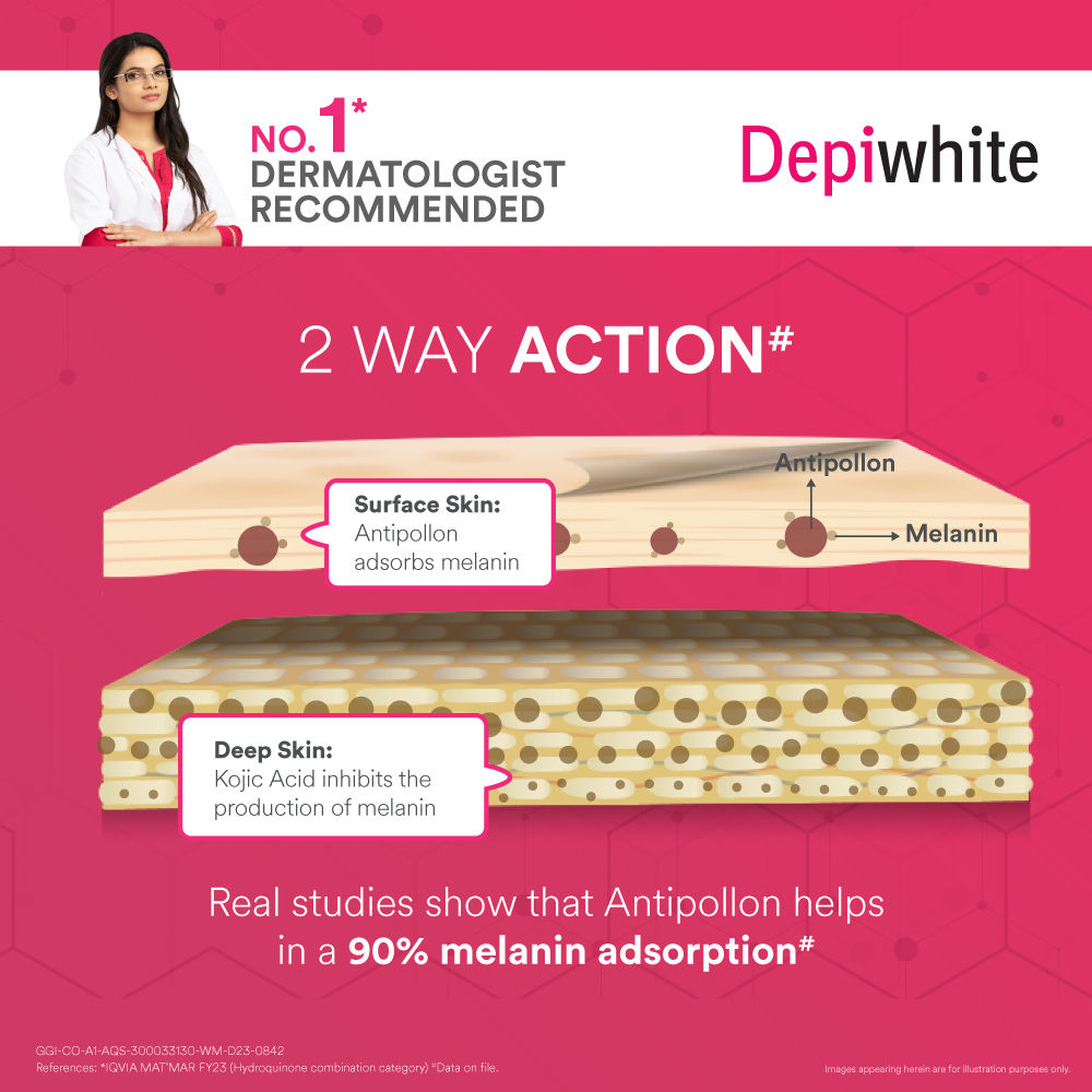 Dr. Reddy's Depiwhite Peel Off Masque, Glow Boost-Visible Brightness, Kojic Acid Vitamin C