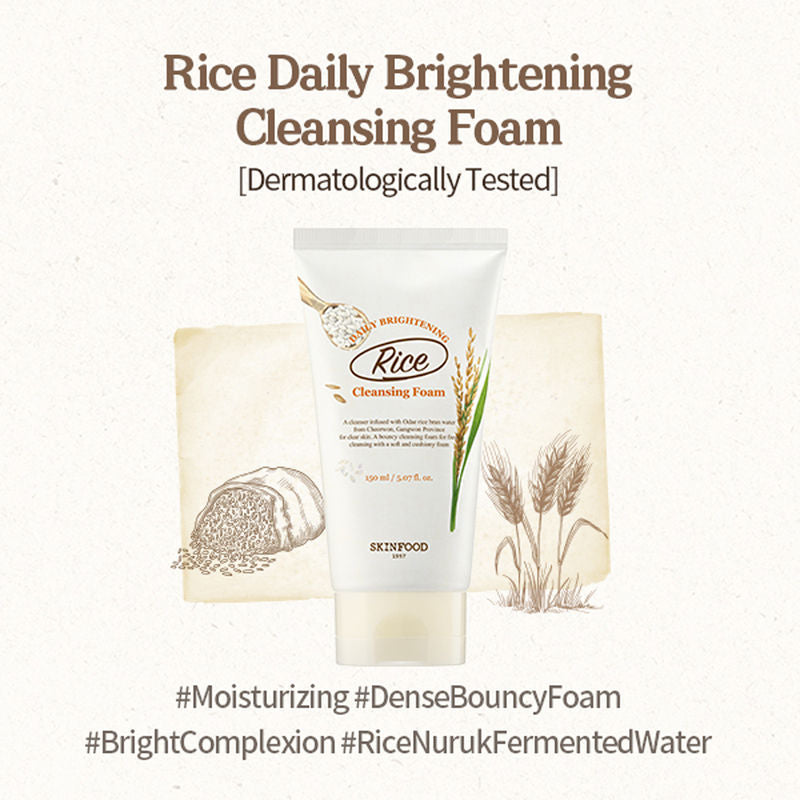 Rice Daily Brightening Cleansing Foam