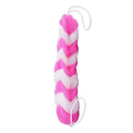 Shower Sponge 9 Knots Rope - Pink & White